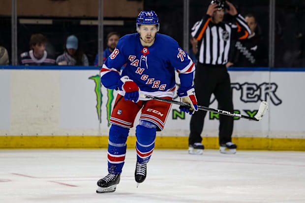 New York Rangers left wing Brennan Othmann