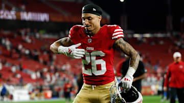 San Francisco 49ers cornerback Chase Lucas (26)