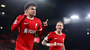 Luis Díaz marcou o primeiro gol do Liverpool nesta quinta (30).