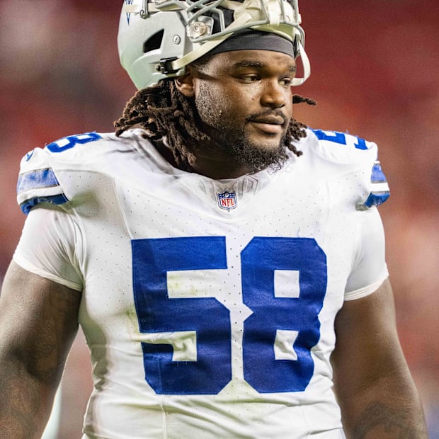 Dallas Cowboys defensive tackle Mazi Smith after the game against the San Francisco 49ers at Levi's Stadium.
