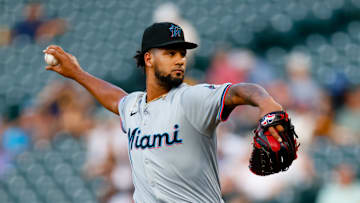 Miami Marlins v Colorado Rockies