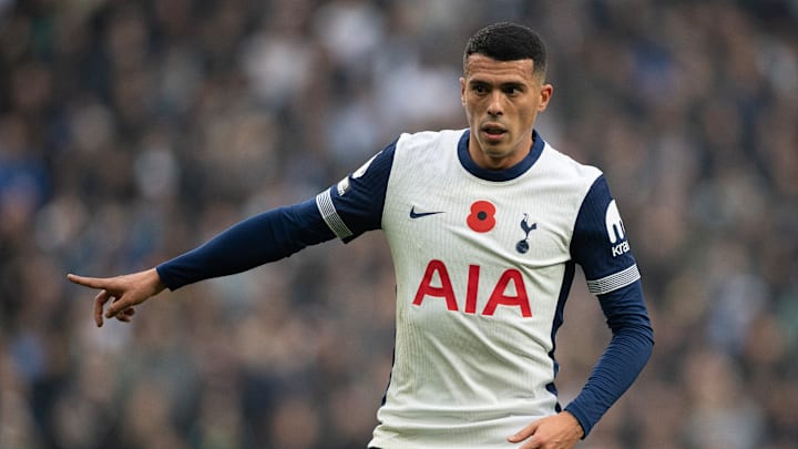 Pedro Porro during the game against Ipswich Town