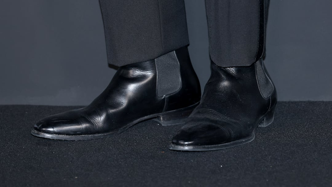 Black Leather Chelsea Boots