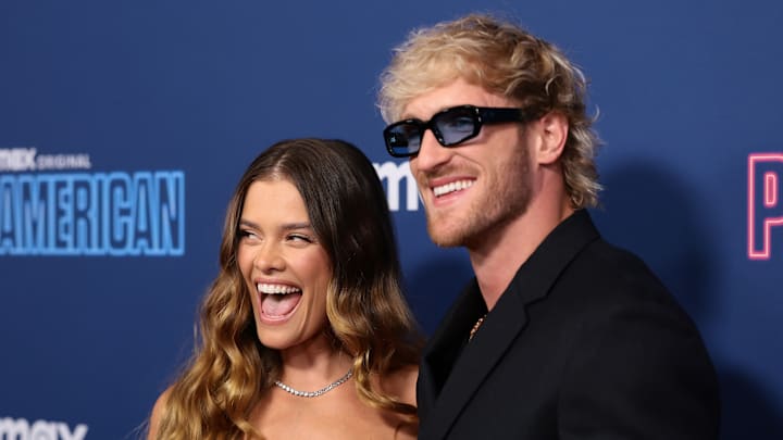 Nina Agdal and Logan Paul