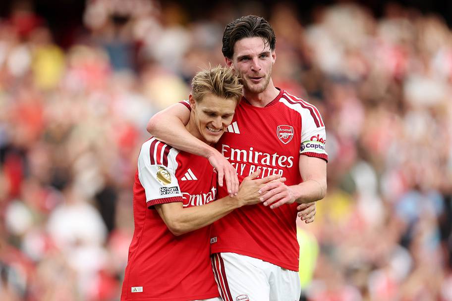 Martin Ødegaard, Declan Rice