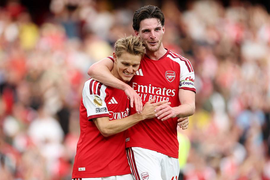 Martin Ødegaard, Declan Rice