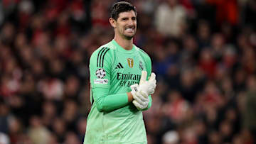 Thibaut Courtois é uma das baixas do Real Madrid contra o Olympiacos