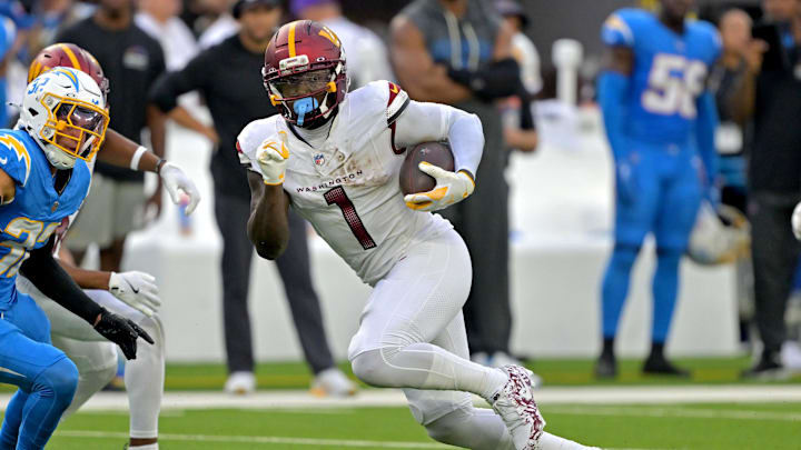 Washington Commanders wide receiver Deebo Samuel Sr. Washington Commanders wide receiver Deebo Samuel Sr.