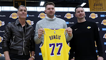 Luka Doncic, Rob Pelinka, JJ Redick