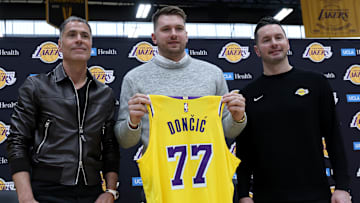 Luka Doncic, Rob Pelinka, JJ Redick