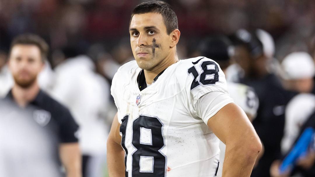 Las Vegas Raiders wide receiver Jack Bech