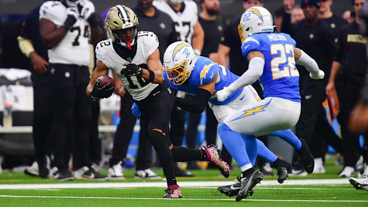 New Orleans Saints wide receiver Chris Olave