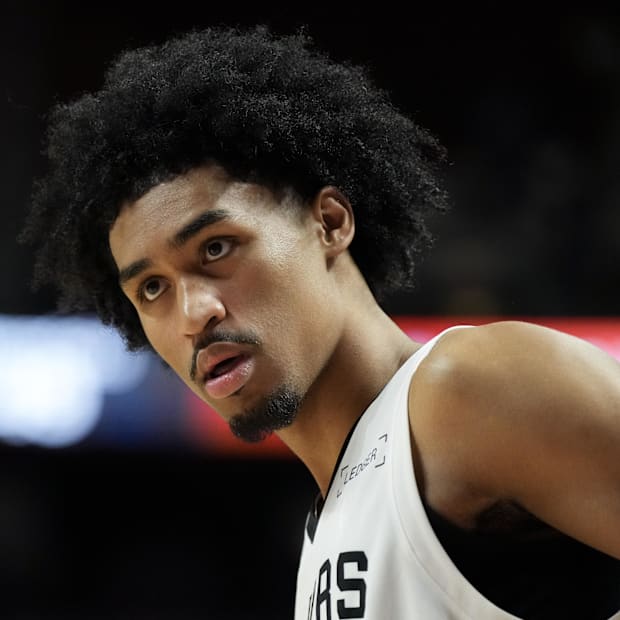 San Antonio Spurs guard Dylan Harper 