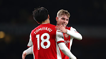 Emile Smith-Rowe dan Takehiro Tomiyasu