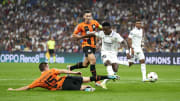 Vinicius Junior scored Real Madrid's second against Shakhtar Donetsk