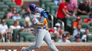The Mets and Braves went back and forth in the late innings in Game 1 of their Monday doubleheader. The Mets won 8-7
