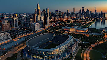 June 12, 2020; Chicago, Illinois, USA;  A general view of Solider Field.  Mandatory Credit: Quinn Harris-USA TODAY NETWORK