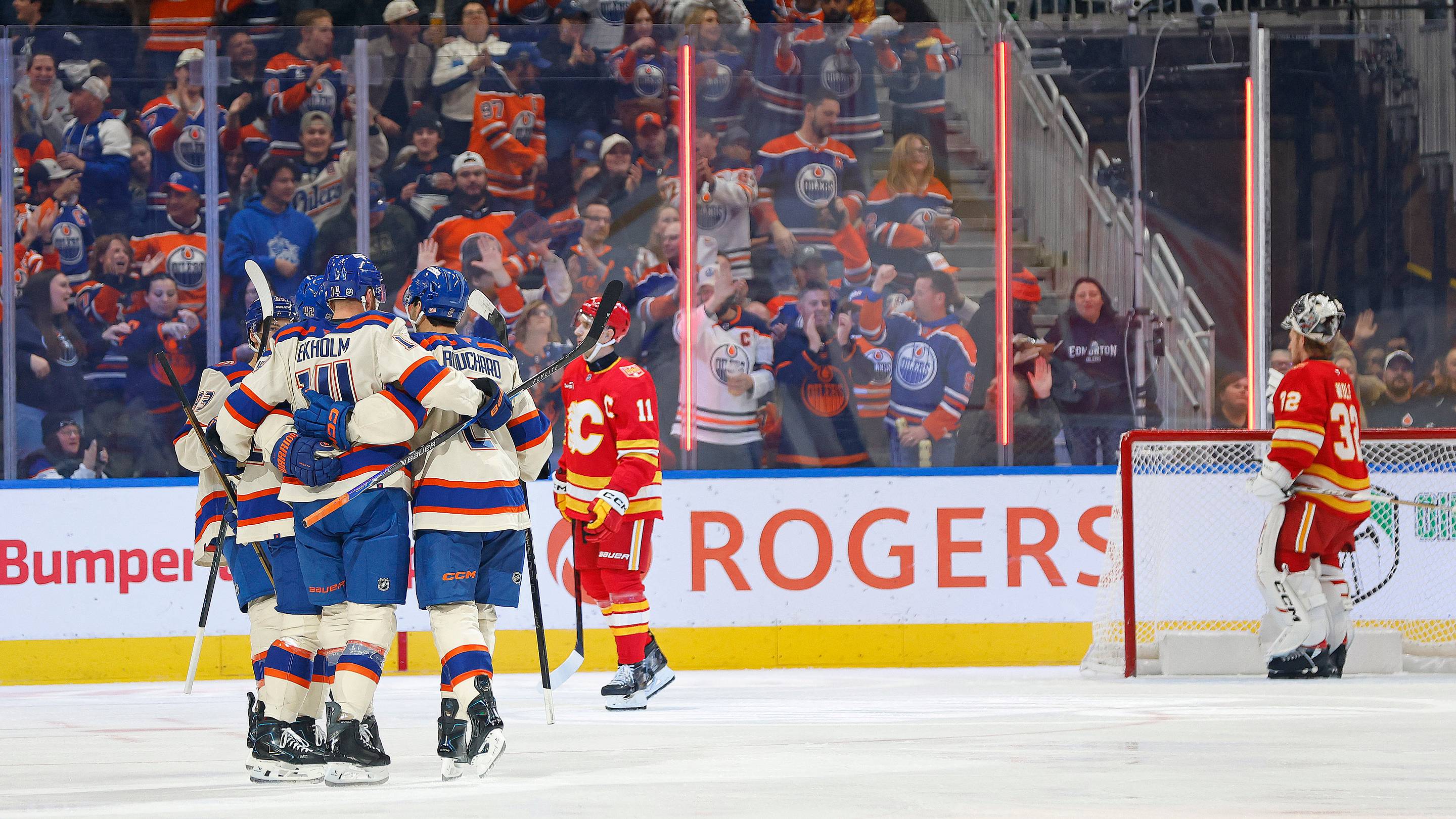Forechecking helps Oilers win the season’s first Battle of Alberta
