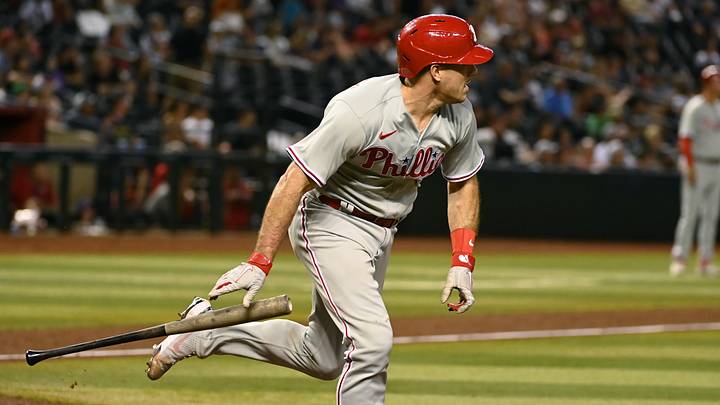 Catcher J.T. Realmuto is the last Philadelphia Phillies player to hit for the cycle, when he did it against the Diamondbacks in 2023.