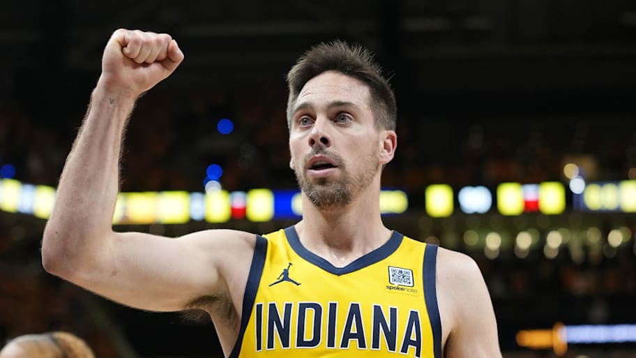 Indiana Pacers guard T.J. McConnell on Jun 19, 2025. | Kyle Terada-Imagn Images