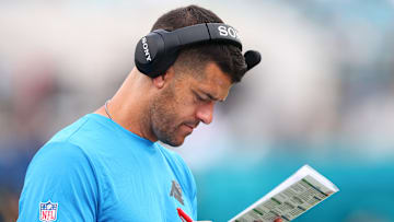 Carolina Panthers head coach Dave Canales