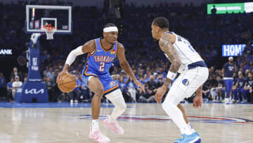 May 9, 2024; Oklahoma City, Oklahoma, USA; Oklahoma City Thunder guard Shai Gilgeous-Alexander (2)