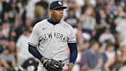 Los Yankees llevan con cuidado a Aroldis Chapman