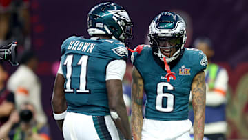 A.J. Brown, DeVonta Smith, Philadelphia Eagles