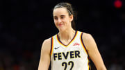 Indiana Fever guard Caitlin Clark (22) smiles