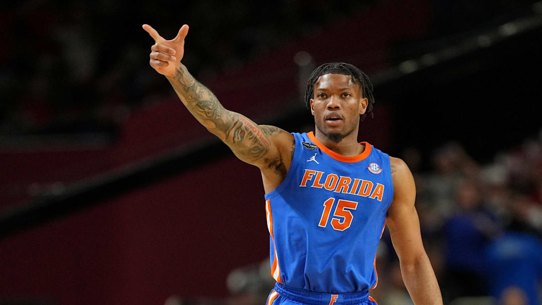 Florida Gators guard Alijah Martin (15)