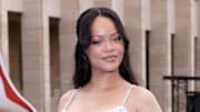 Rihanna attends the ‘Smurfs’ Global Premiere at Mont des Arts in Brussels, Belgium, in June 2025.