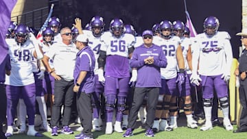 TCU waiting to run out of the tunnel