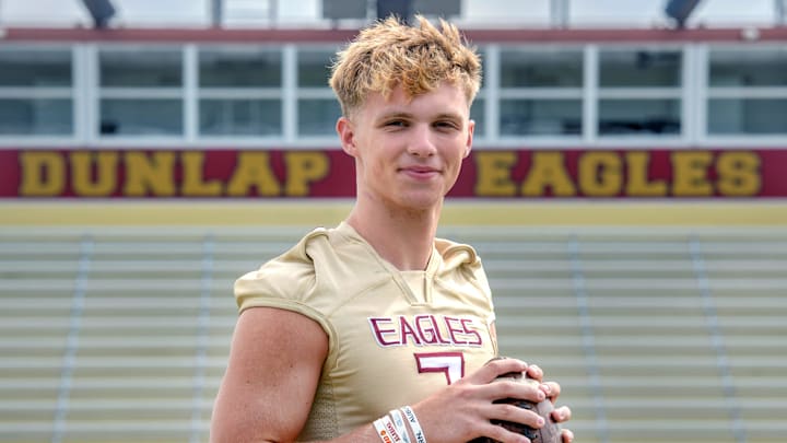 Dunlap junior Mack Sutter has so far received scholarship offers to play football at nearly three dozen major universities across the country.