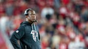 Atlanta Falcons head coach Raheem Morris 