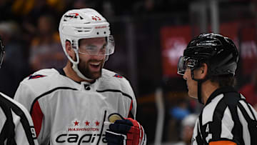 Tom Wilson, Washington Capitals Mandatory Credit: Christopher Hanewinckel-Imagn Images