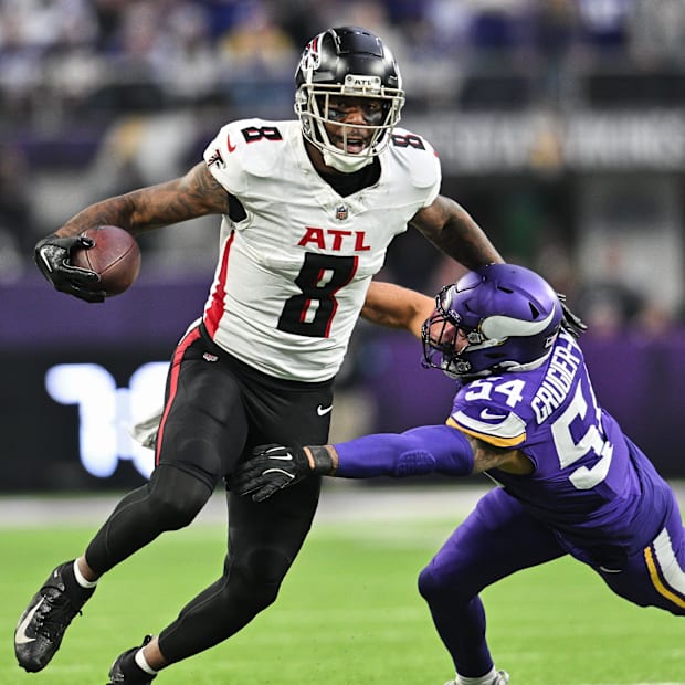 Atlanta Falcons tight end Kyle Pitt