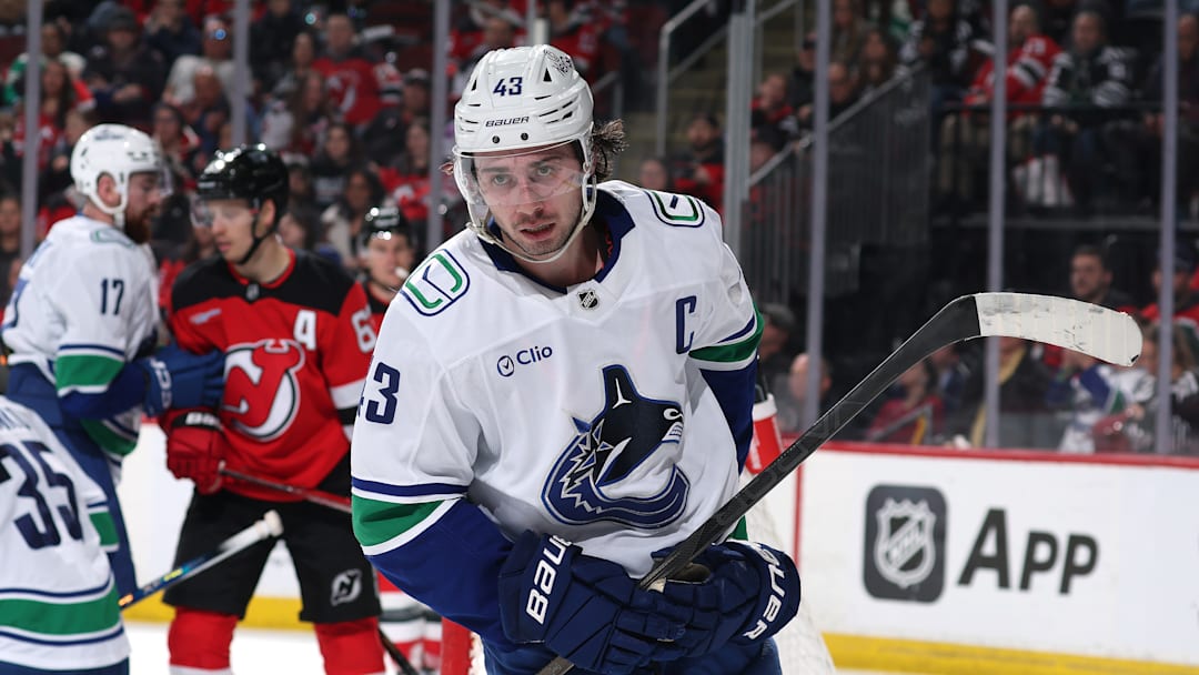 Vancouver Canucks v New Jersey Devils Vancouver Canucks v New Jersey Devils