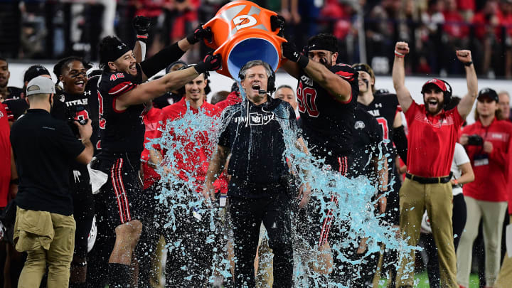 Utah head coach Kyle Whittingham is the all-time leader in wins at the program as they head into their first ever Rose Bowl game on New Years Day.