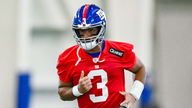 New York Giants quarterback Russell Wilson  