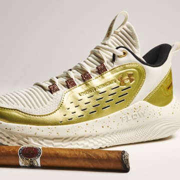 Kelsey Plum's cigar-inspired Under Armour sneakers.