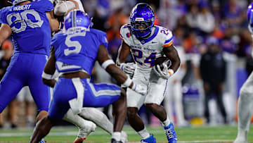 Boise State Broncos running back Dylan Riley.