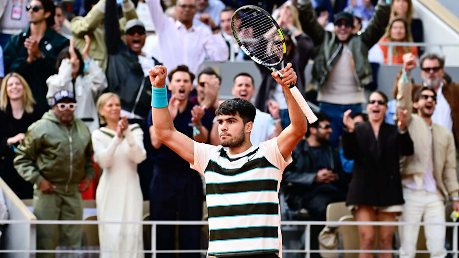 Carlos Alcaraz charged to a thrilling five-set win over Jannik Sinner to claim the 2025 French Open title. | IMAGO / PsnewZ
