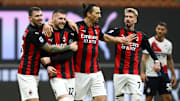 L'AC Milan est en tête de la Seria A. 