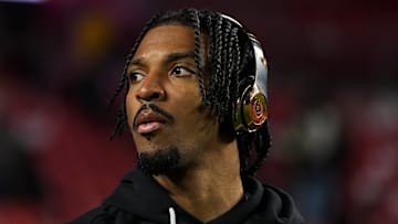 Washington Commanders quarterback Jayden Daniels