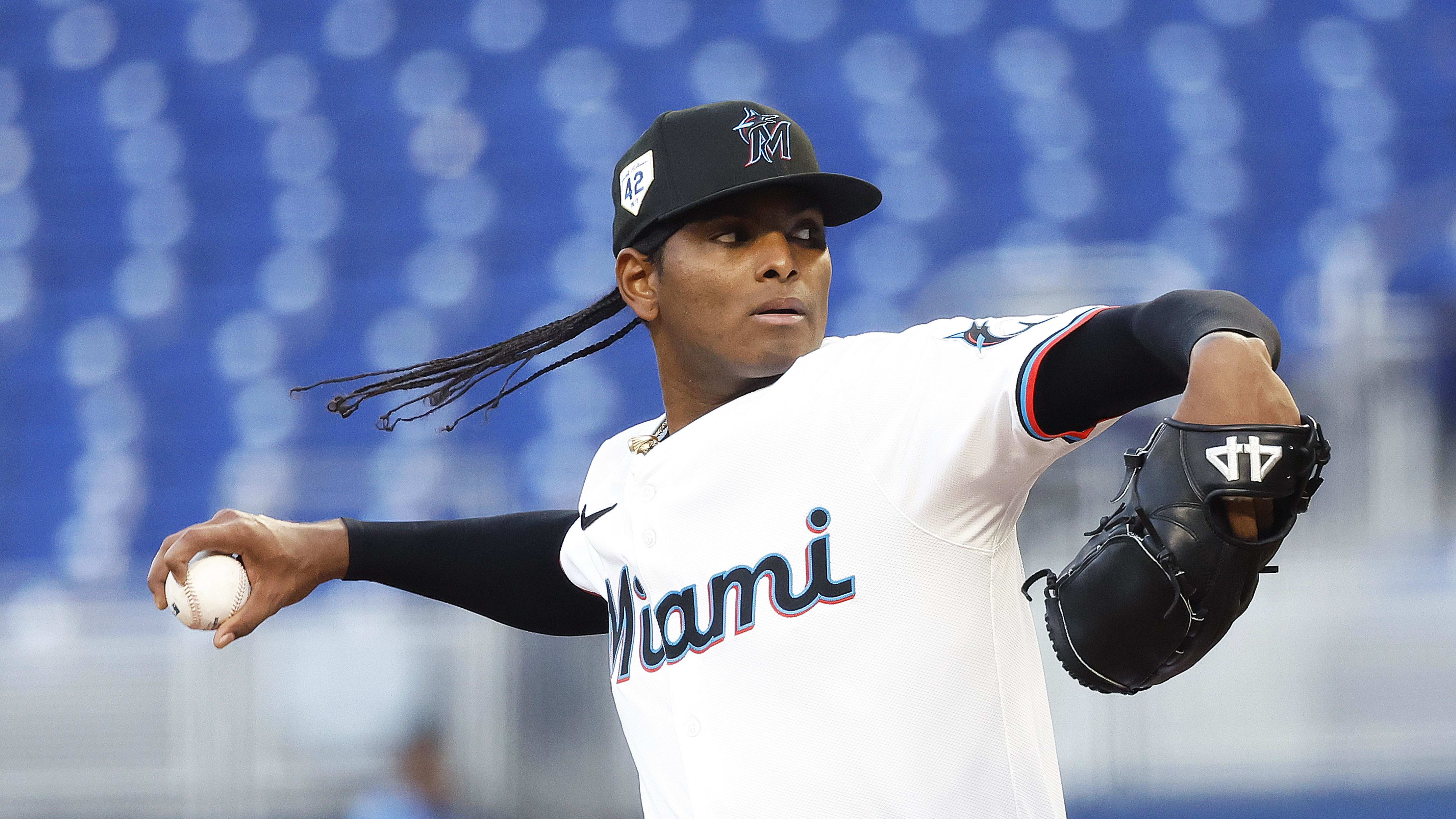 Miami Marlins starter Edward Cabrera made his 2024 debut on Monday night in dominant fashion 
