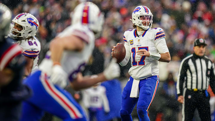 Josh Allen and the Bills are road favorites in Cleveland. Josh Allen and the Bills are road favorites in Cleveland.