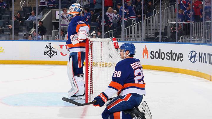 The New York Islanders threw in the towel, playing their worst game of the season in a 9-2 demolition against the Rangers.