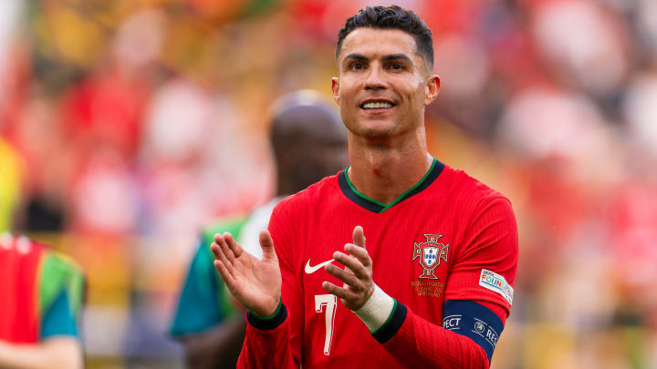 Cristiano Ronaldo, capitaine du Portugal.