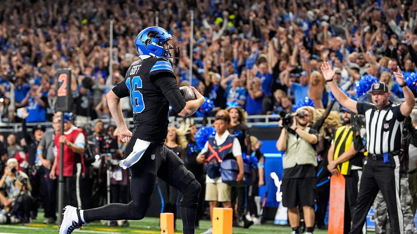 Jared Goff’s TD Catch on 'MNF' Led to Lots of Jokes About Travis Kelce