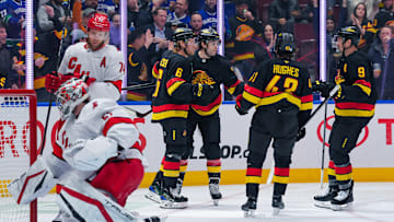Carolina Hurricanes v Vancouver Canucks
